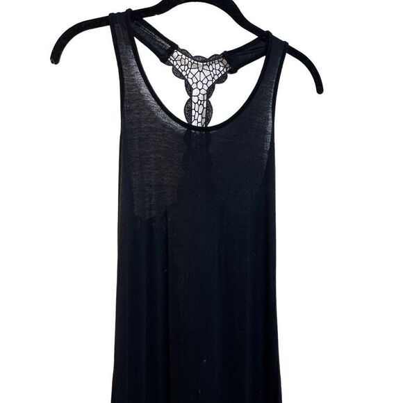 Zinga Racer Back Maxi Dress Black Size Small - Picture 6 of 7